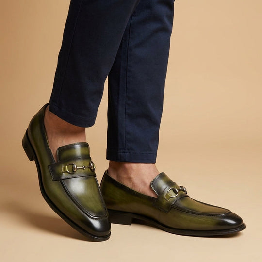 Weiche Rindsleder Loafer Herren Slip-On Gepolstert