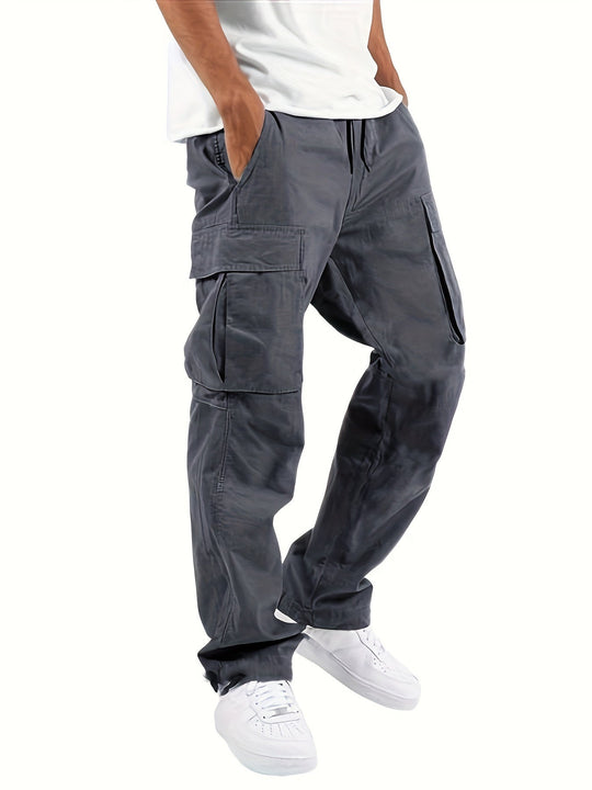 Baggy Cargohose Herren Streetwear Utility Taschen Hose