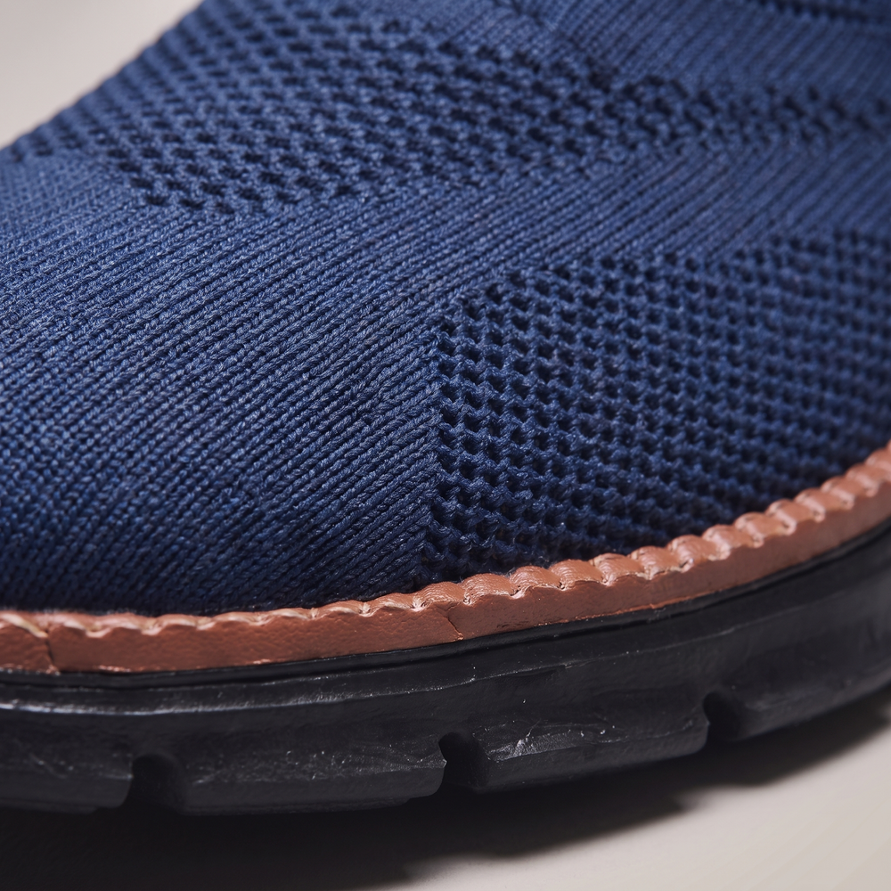 Slip-On Sneaker Herren Grobe Sohle Leicht Atmungsaktiv