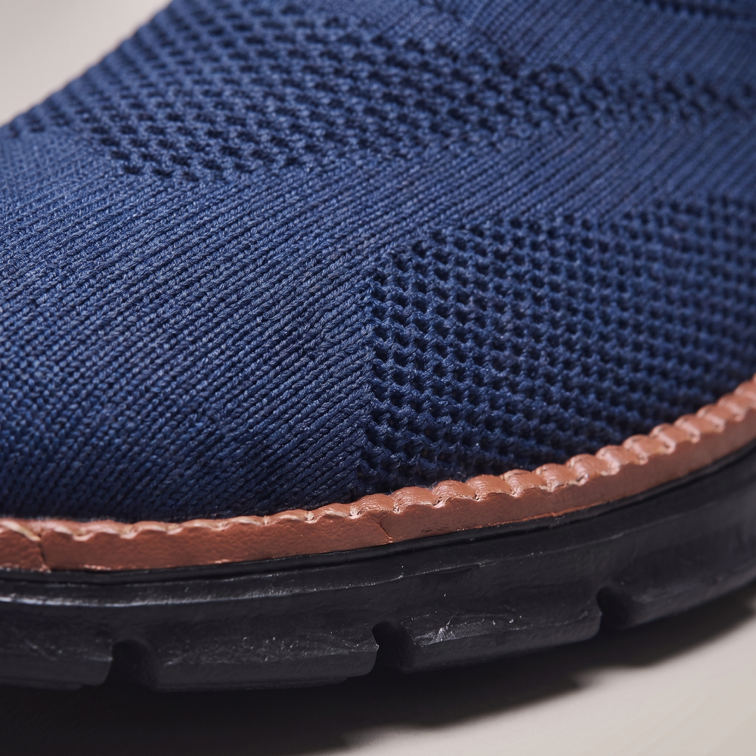 Slip-On Sneaker Herren Grobe Sohle Leicht Atmungsaktiv