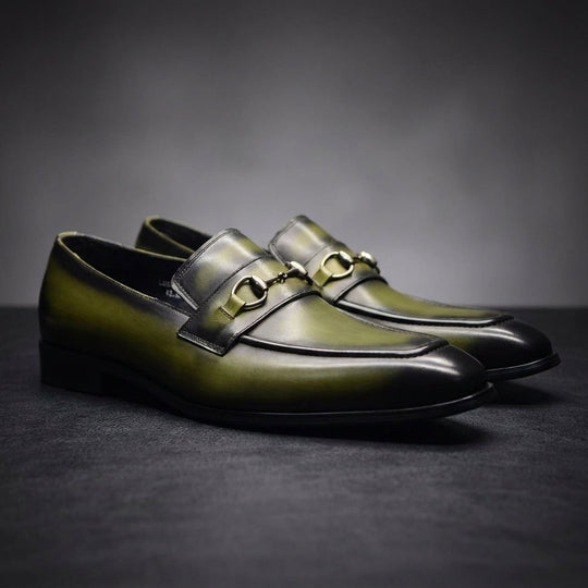 Weiche Rindsleder Loafer Herren Slip-On Gepolstert