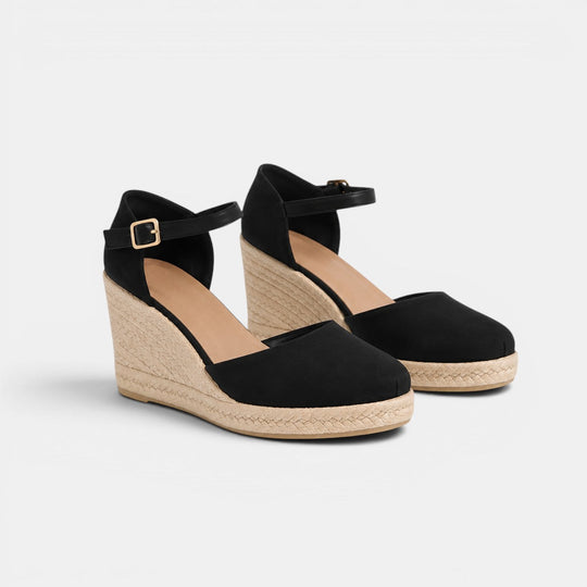 Keilsandaletten Damen Geschlossene Spitze Bequem Sommer