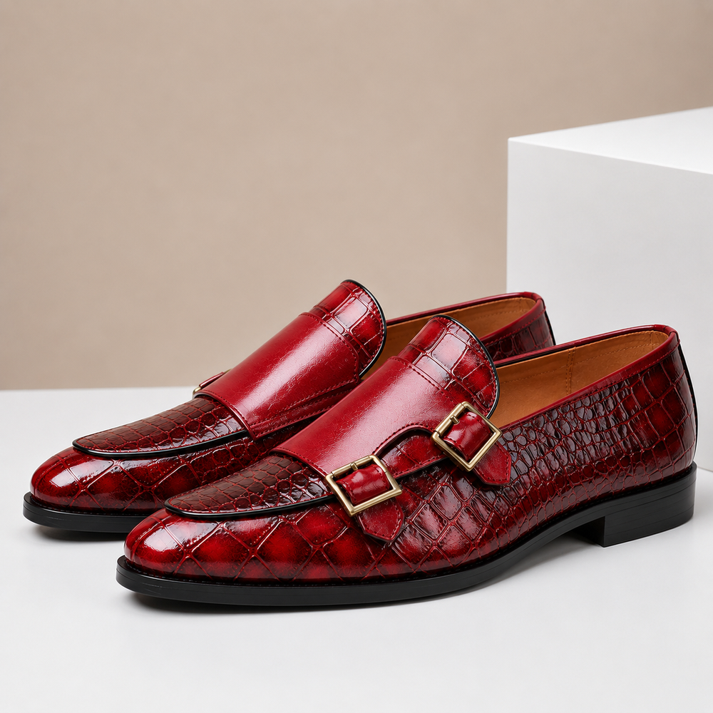 Echtleder Loafer Herren Slip-On Elegant Slipper Schuhe