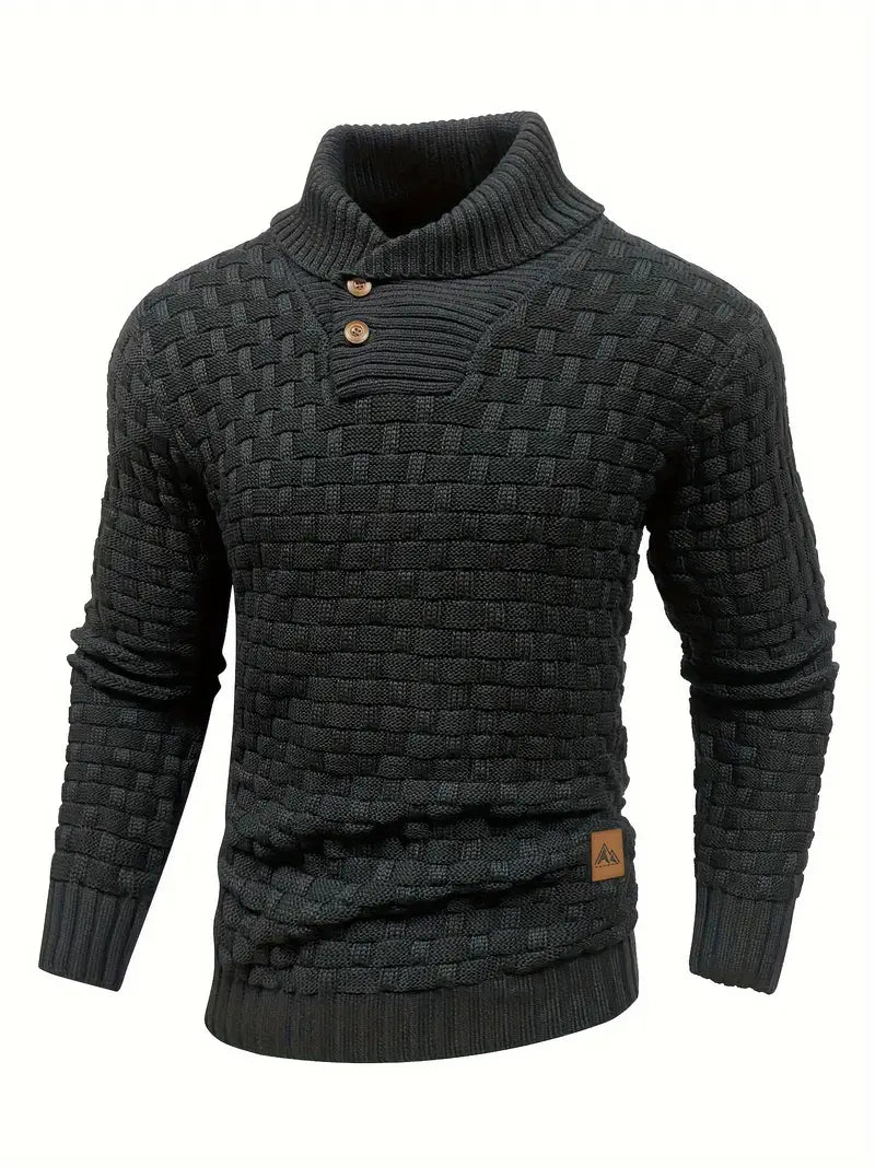 Strick Pullover Herren Strickpullover Warm Casual Basic