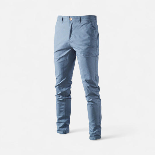 Smart Casual Chino Hose Herren Tailliert Elegant