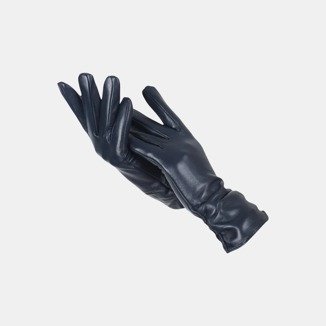 Handschuhe Damen Winter Warm Gefüttert Kunstleder