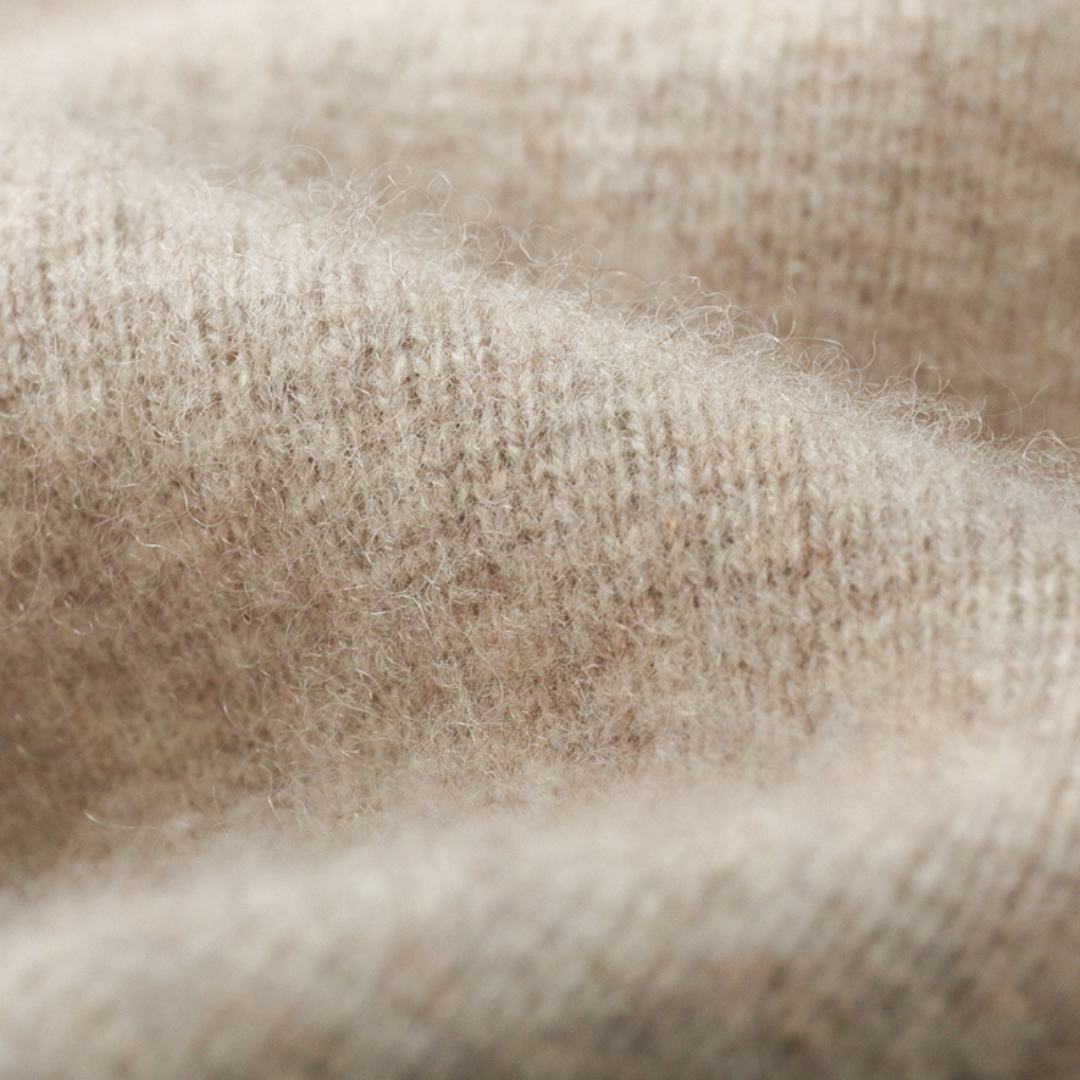 Merinowolle Cardigan Herren Feinstrick Rippdetails