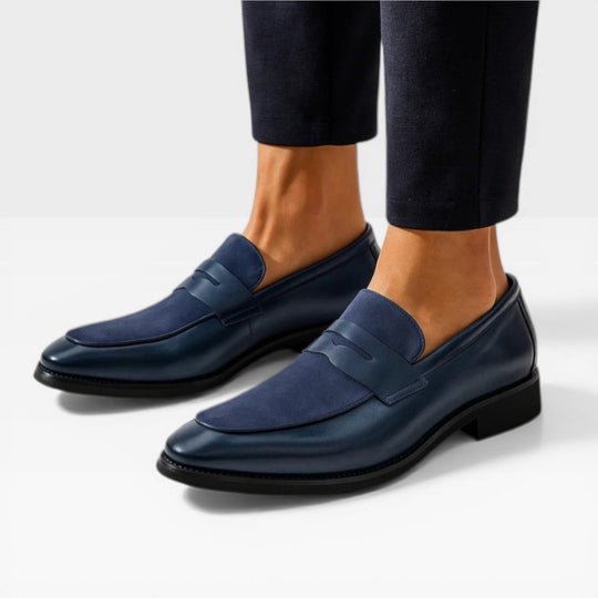 Old Money Penny Loafer Herren Leder Smart Casual