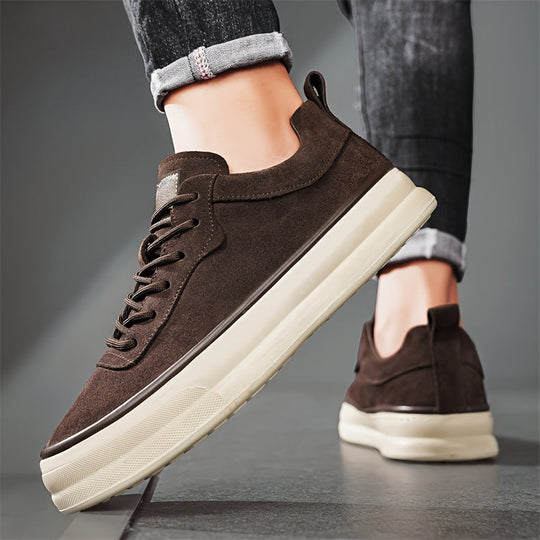 Wildleder Sneaker Herren Gummisohle Urban Gepolstert