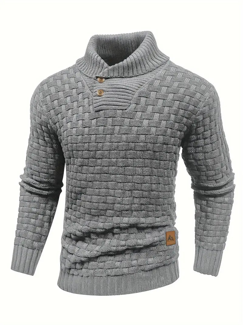 Strick Pullover Herren Strickpullover Warm Casual Basic