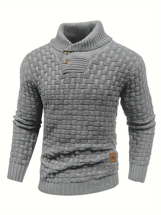 Strick Pullover Herren Strickpullover Warm Casual Basic