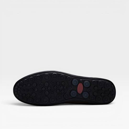 Rindsleder Slipper Herren Gelocht Slip-On Sommer Leicht