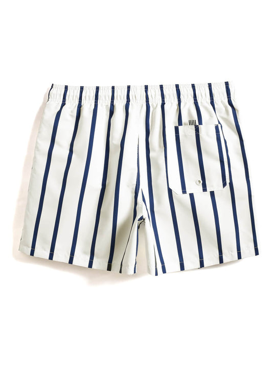 Manfinity Swimmode Men's Swim Trunks Lightweight 4-Way Stretch White