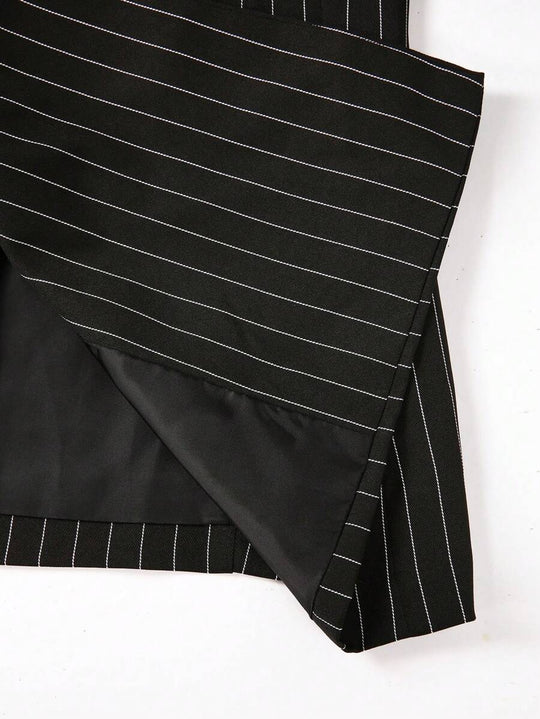 Gestreifter Anzug Herren Blazer und Hose Business