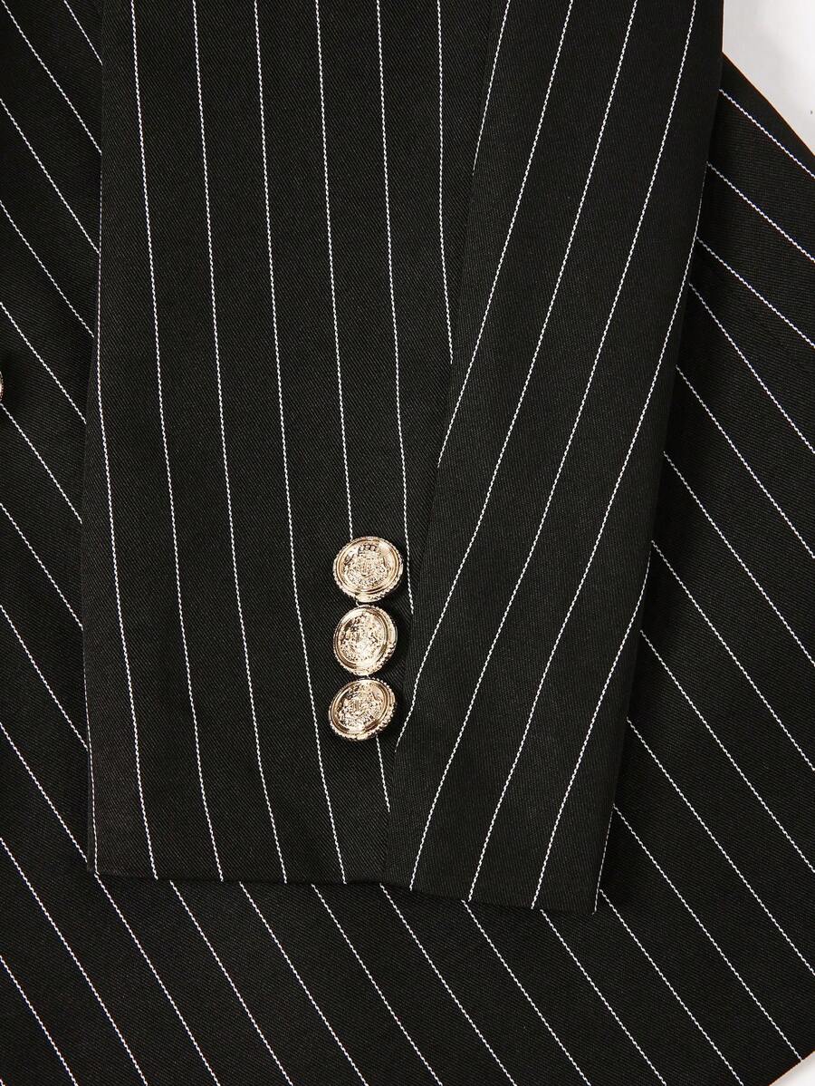 Gestreifter Anzug Herren Blazer und Hose Business