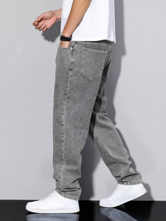 Distressed Jeans Herren Tapered Denim Used Look