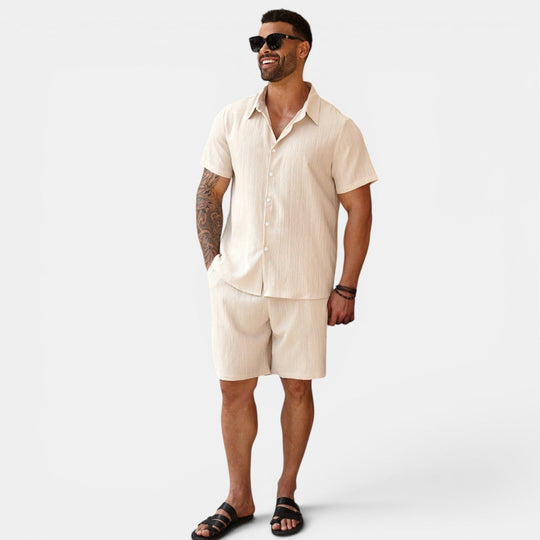 Herren Atmungsaktives Casual-Sommer-Set – Jennoir