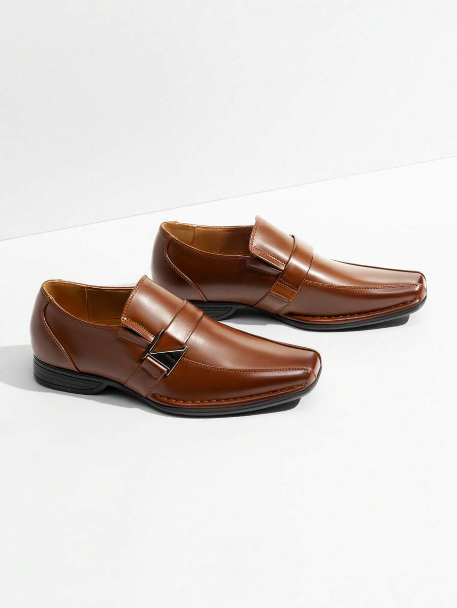 Gefütterte Loafer Herren Mokassin Kunstleder Elegant