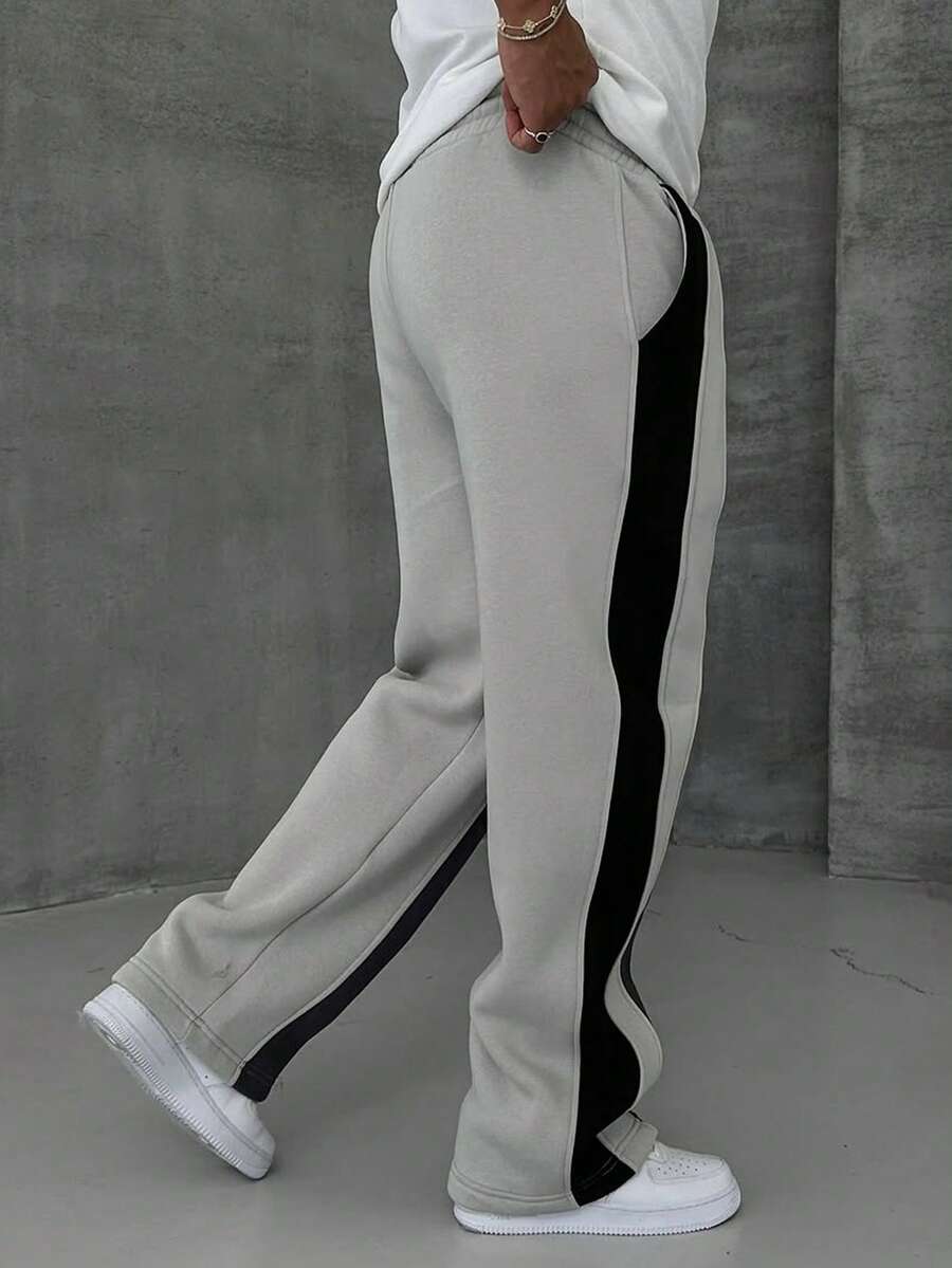 Patchwork Jogginghose Herren Kordelzug Locker Sport