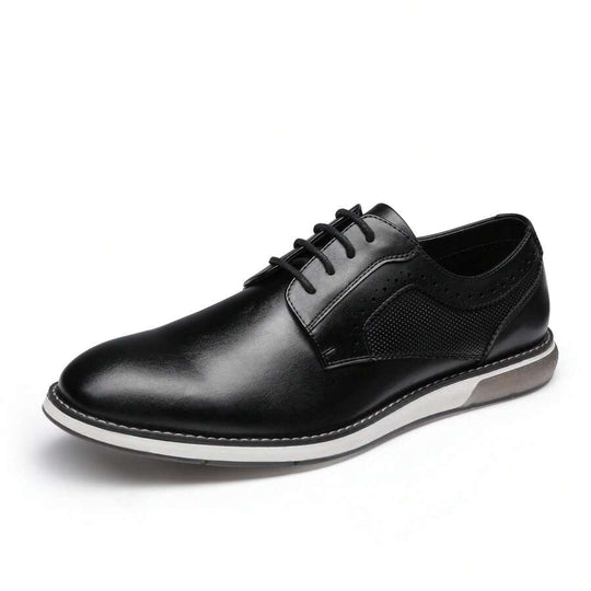 Klassische Derby Anzugschuhe Herren Kunstleder Business