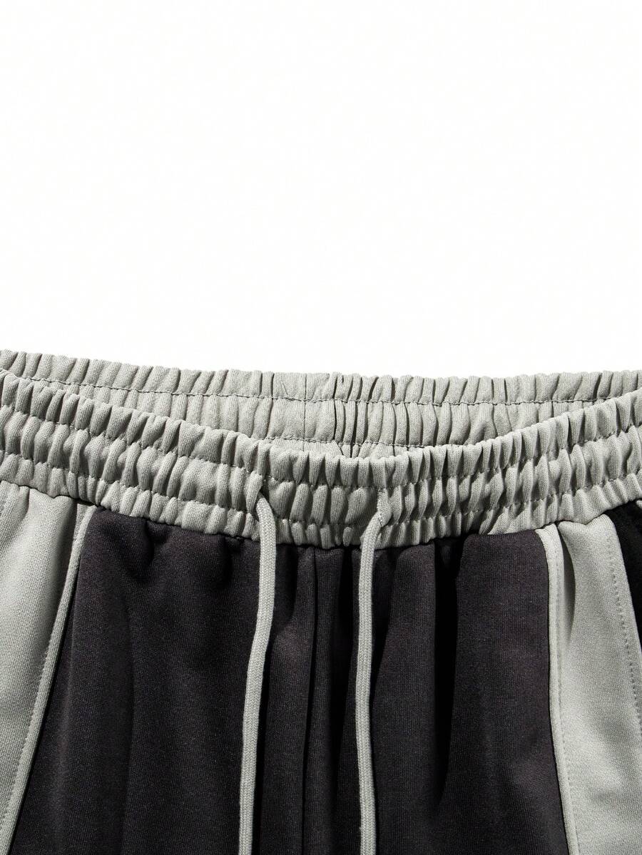 Patchwork Jogginghose Herren Kordelzug Locker Sport