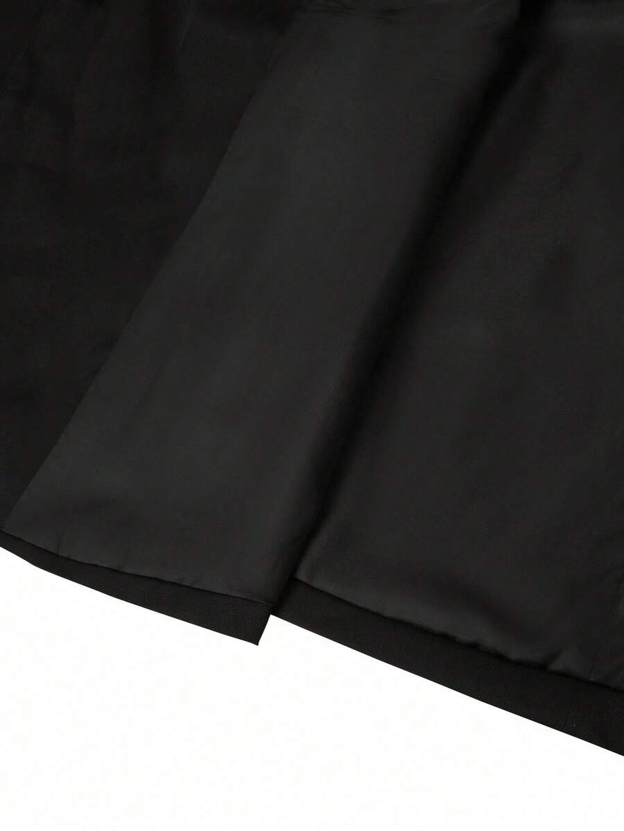 Minimalistischer Blazer Herren Stehkragen Gefüttert