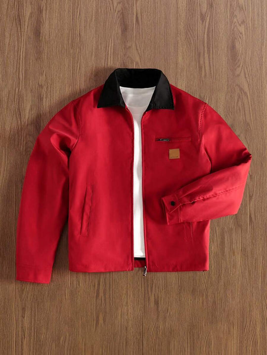 Workwear Jacke Herren Windbreaker Zip Outdoor Locker