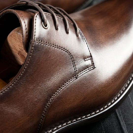 Echtleder Business Schuhe Herren Elegant Smart Casual