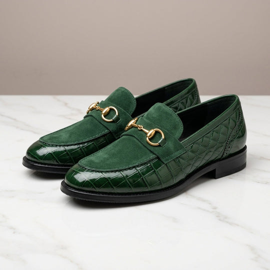 Elegante Leder Loafer Herren Slip-On Smart Casual