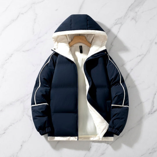 Kapuzen Puffer Parka Herren Winter Warm Gesteppt
