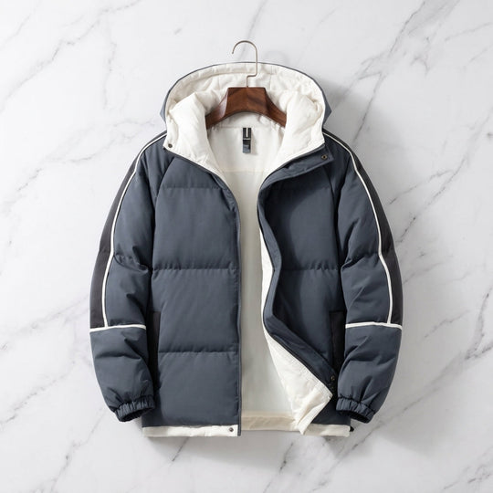 Kapuzen Puffer Parka Herren Winter Warm Gesteppt