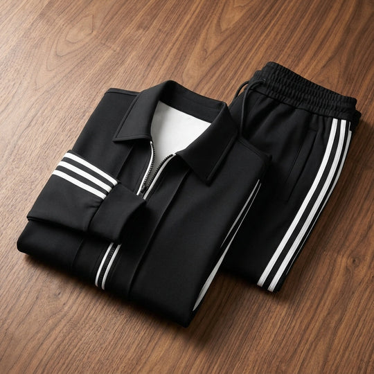 Sportlicher Track Zweiteiler Set Herren Jacke Hose