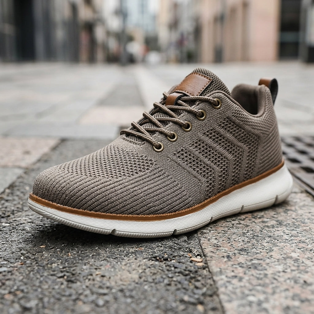Atmungsaktive Airmesh Sneaker Herren Komfort Freizeit