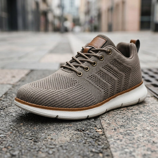 Atmungsaktive Airmesh Sneaker Herren Komfort Freizeit