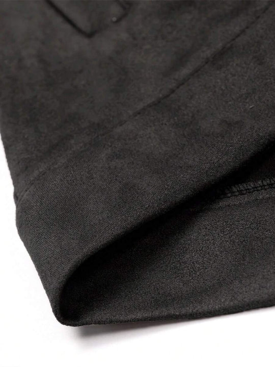 Schlichte Zip Jacke Herren Kragen Übergangsjacke