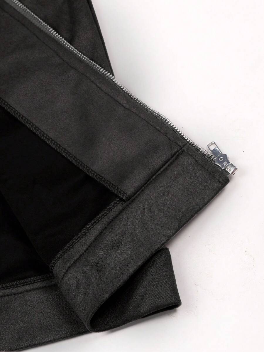 Schlichte Zip Jacke Herren Kragen Übergangsjacke