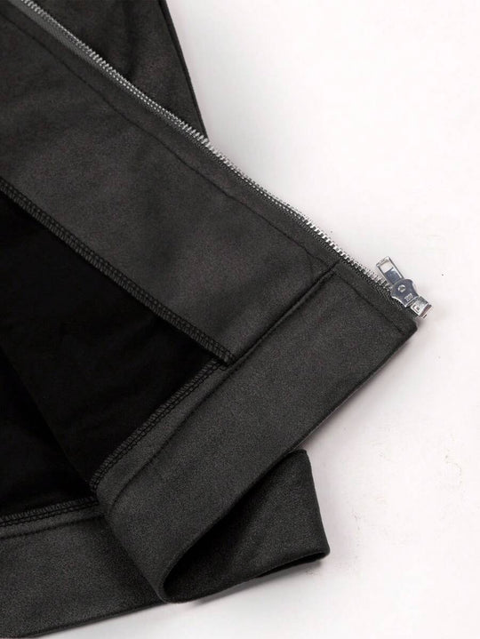 Schlichte Zip Jacke Herren Kragen Übergangsjacke