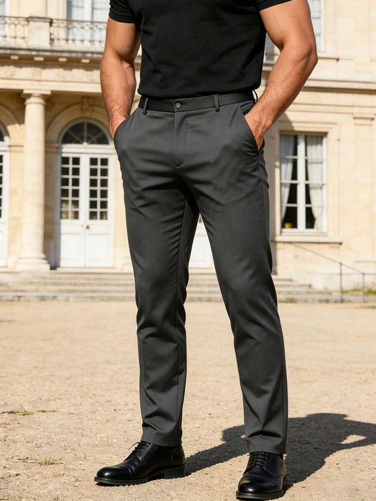 Bequeme Businesshose Herren Stretch Stoffhose Alltag