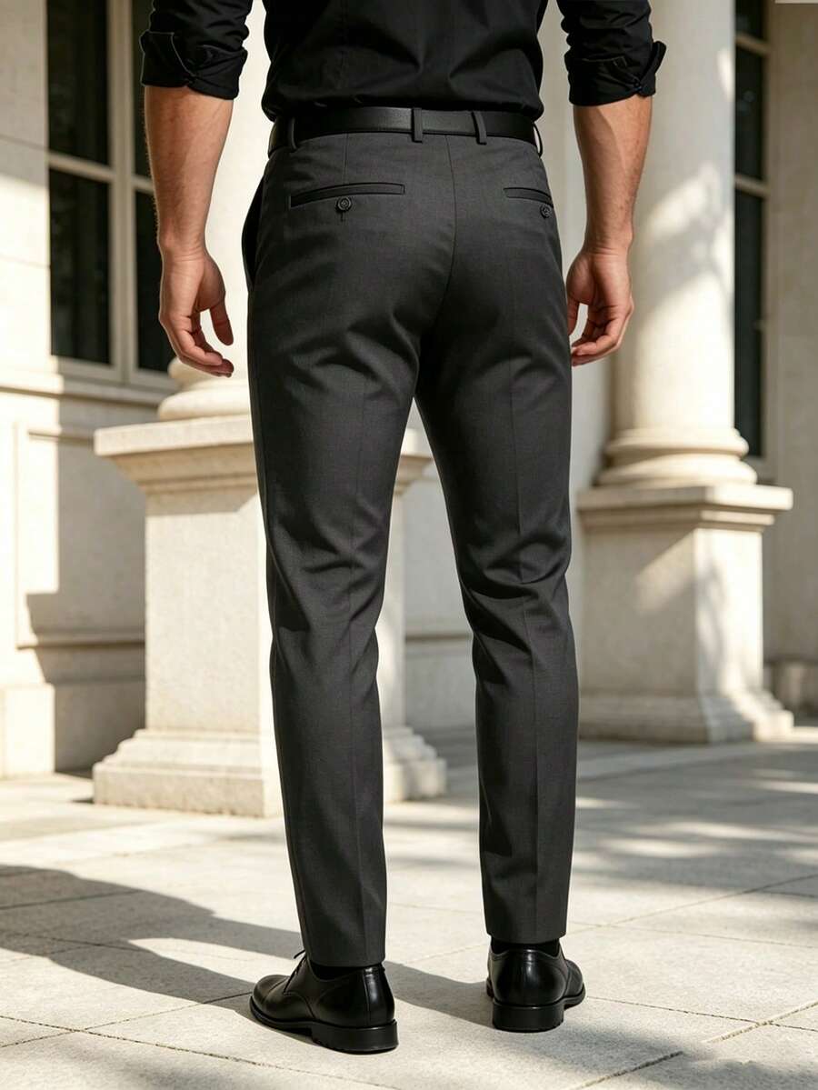 Bequeme Businesshose Herren Stretch Stoffhose Alltag