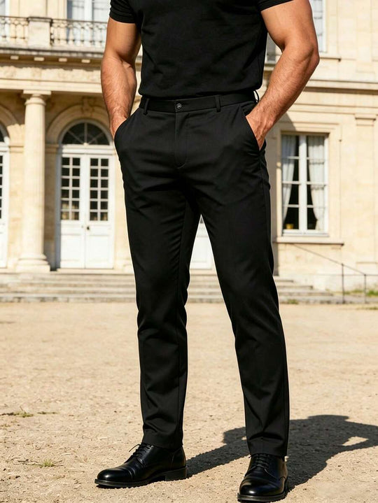 Bequeme Businesshose Herren Stretch Stoffhose Alltag