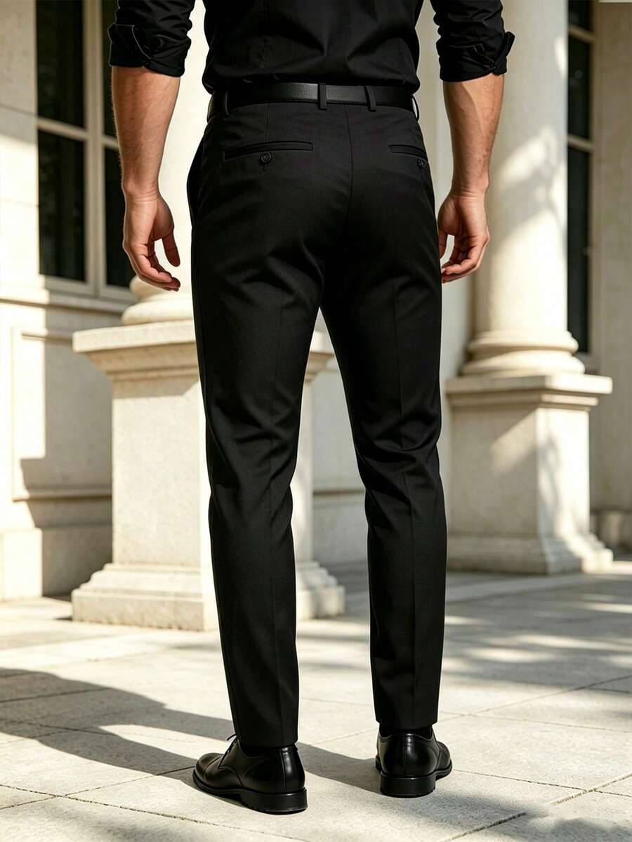 Bequeme Businesshose Herren Stretch Stoffhose Alltag