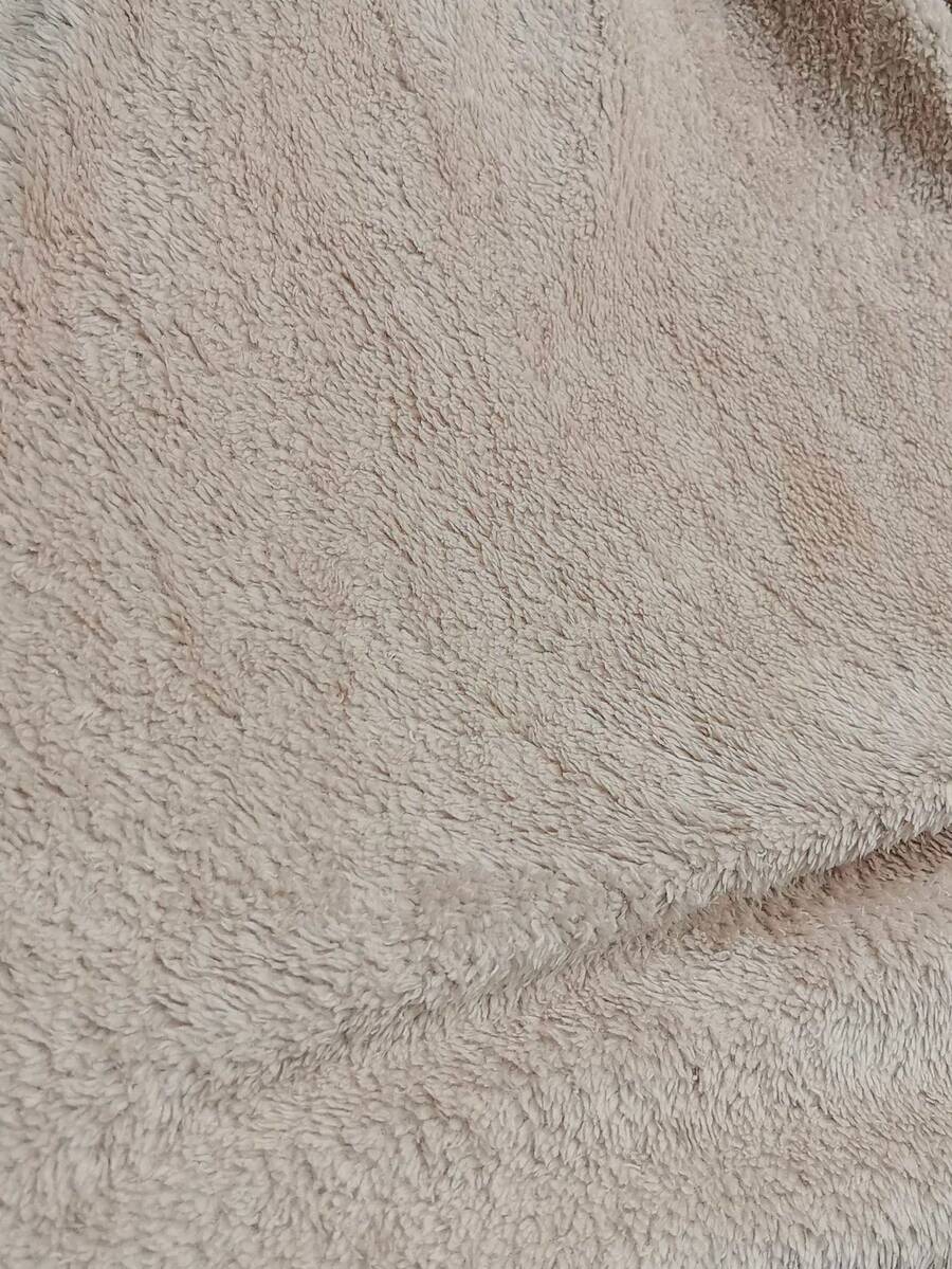 Teddy Jacke Herren Knopfleiste Kontrast Warm Winter