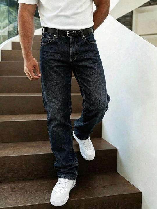 Vintage Jeans Herren Gerade Denim Street Style