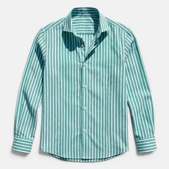Herren Gestreiftes Klassisches Hemd – Jennoir