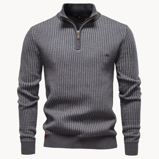 Strukturierter Pullover Herren Strick Warm Casual Basic
