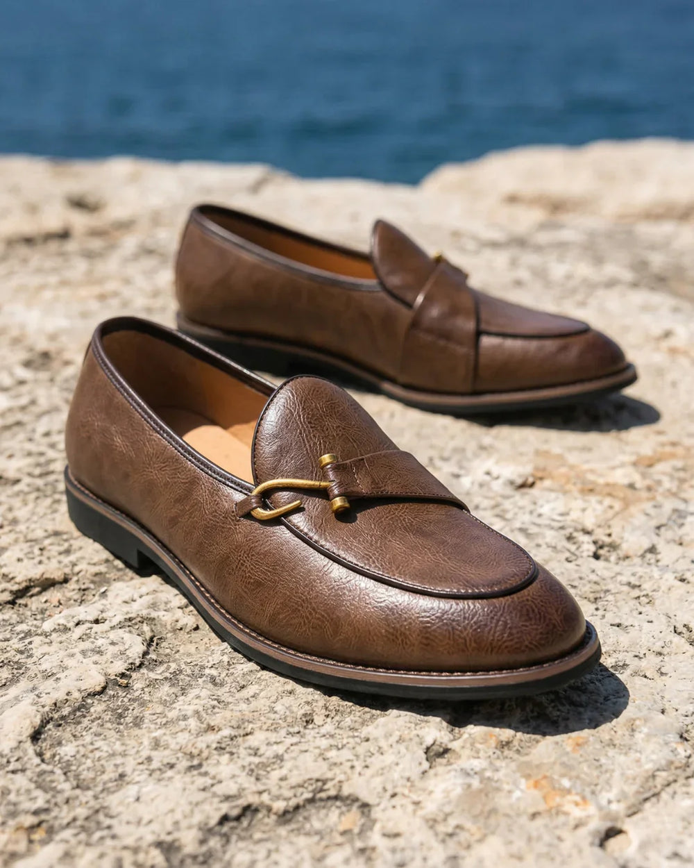 Monk Strap Leder Loafer Herren Hochzeit Anzugschuhe