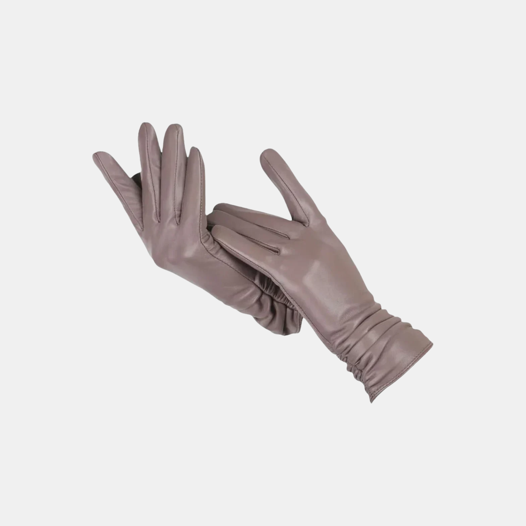 Handschuhe Damen Winter Warm Gefüttert Kunstleder