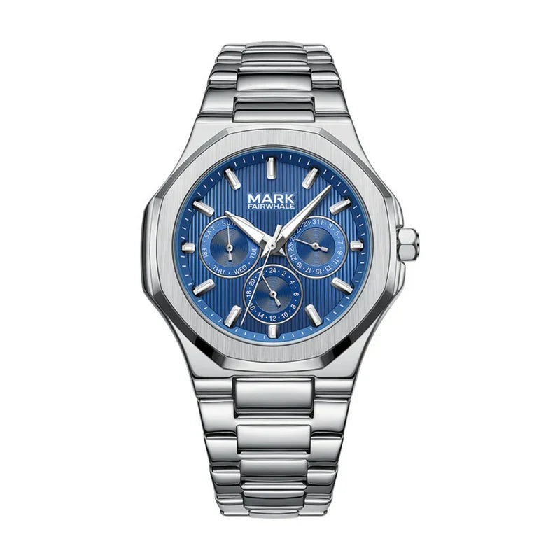 Edelstahl Herrenuhr Wasserdicht Bis 30 Meter Elegant