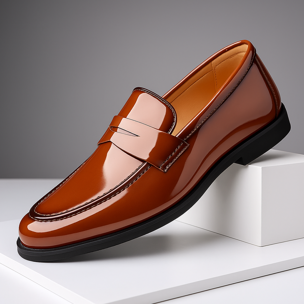 Leder Loafer Herren Slip-On Slipper Business Schuhe