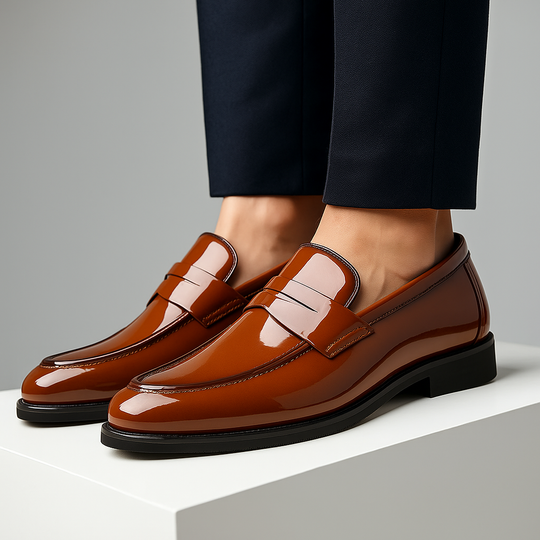 Leder Loafer Herren Slip-On Slipper Business Schuhe